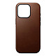 Nomad Coque pour iPhone 16 Pro Compatible MagSafe Antichocs en Cuir Marron Cette coque de marque NOMAD a été conçue pour s'ajuster parfaitement à un iPhone 16 Pro