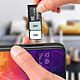 Avis Clappio Tiroir Carte SIM pour Samsung Galaxy A50 2x Nano SIM et Micro SD de remplacement Noir