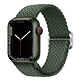 Avizar Bracelet pour Apple Watch 41mm et 40mm et 38 mm Nylon Tressé Ajustable par Boucle Métallique  vert kaki - Un bracelet en nylon tressé conçu pour Apple Watch Series 8 et 7 41mm / Series SE 2022, SE, 6, 5, et 4 40mm / Series 3, 2 et 1 38mm