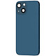 Clappio Châssis iPhone 13 Mini avec Vitre arrière de remplacement Bleu - Coque de réparation composée du couvercle arrière et du châssis, permettant une réparation rapide et facile