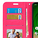 Avizar Housse Motorola Moto G7 et G7 Plus Étui folio Portefeuille Fonction Stand rose pas cher