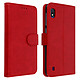 Avizar Housse Samsung Galaxy A10 Étui Portefeuille Support Stand Rouge Étui Flip book cover spécialement conçu pour Samsung Galaxy A10