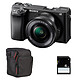 SONY ALPHA 6400 NOIR + 16-50 + Sac + SD 8 Go PROMO GARANTIE 3 ans. MATERIEL PROVENANCE SONY FRANCE. Emballage securisé de vos commandes. Livré avec Facture dont TVA.