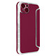 Avizar Etui pour iPhone 14 Clapet Magnétique avec Porte Carte  bordeaux - Etui portefeuille de la collection Piano Book spécialement dédié à votre Apple iPhone 14