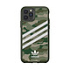 Adidas Coque de Protection pour iPhone 11 Pro Max Originals 3 Stripes Camo Kaki - Offre à votre smartphone une défense maximale contre les aléas du quotidien