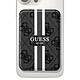 Guess Porte-cartes MagSafe élégant avec Fixation magnétique sécurisée Noir - Porte-cartes de chez Guess, collection Stripes Noir pour garder vos essentiels à portée de main