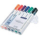 STAEDTLER étui de 6 marqueurs tableau blanc Lumocolor 351B Marqueur pour tableaux blancs