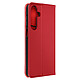 Avizar Housse pour Samsung Galaxy A15 5G Cuir Véritable Porte-carte Rouge - Étui folio Rouge de la collection Prestige, conçu pour protéger votre Samsung Galaxy A15 5G dans son intégralité