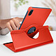 Avizar Étui Folio pour Honor Pad 8 Support Rotatif Paysage Portrait  Rouge pas cher