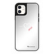 LaCoqueFrançaise Coque iPhone 12 Mini miroir Coeur Blanc Amour Design Coque iPhone 12 Mini miroir Coeur Blanc Amour Design