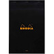 RHODIA Bloc agrafé Rhodia N°19 21x31,8 cm 80 feuillets ligné avec marge 80g - Noir Bloc-note