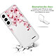 Avis Evetane Coque Samsung Galaxy S22 Plus 5G 360 intégrale transparente Motif Cerisier Tendance