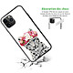 Avis Evetane Coque en verre trempé iPhone 11 Pro Max Leopard Couronne