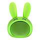 Moxie Enceinte Bluetooth 3W Autonomie 3h Design Lapin Lumineux  Vert - Une enceinte nomade proposée par la marque Moxie pour profiter de votre musique