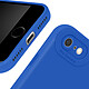 Acheter Avizar Coque pour iPhone 7 / 8 / SE 2020 / SE 2022 Silicone Protection Caméra Bleu