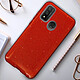 Avis Avizar Coque Huawei P smart 2020 Paillette Amovible Silicone Semi-rigide Rouge