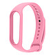 Avizar Bracelet pour Xiaomi Mi Band 5 / 6 / 7 Silicone Soft Touch Waterproof Rose - Bracelet en silicone Rose dédié spécifiquement pour votre montre Xiaomi Mi Band 5 / 6 / 7