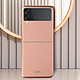 Avis Avizar Coque pour Samsung Z Flip 3 Rigide avec Bande Antidérapante Rose Gold