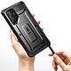 Avis Supcase Coque Supcase Samsung Galaxy S23 Ultra, Antichoc avec Compartiment Stylet, Unicorn Beetle Noir Métallisé