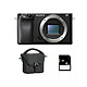 SONY ALPHA 6100 NOIR NU + Sac + SD 8 Go PROMO GARANTIE 3 ans. MATERIEL PROVENANCE SONY FRANCE. Emballage securisé de vos commandes. Livré avec Facture dont TVA.