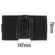 Acheter Avizar House ceinture Smartphone Universel taille Xl Passant ceinture + clip cuir noir