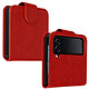 Avizar Coque pour Samsung Galaxy Z Flip 4 Clapet avec Languette Magnétique  Rouge pas cher