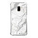 LaCoqueFrançaise Coque Samsung Galaxy A8 2018 anti-choc souple angles renforcés transparente Motif Marbre gris Coque Samsung Galaxy A8 2018 anti-choc souple angles renforcés transparente Marbre gris