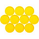 MAUL Lot de 10 Aimants ronds Ø 34 mm puiss. 2 kg Jaune Aimants pour tableau