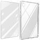 Avizar Coque pour Samsung Galaxy Tab A9 Silicone Gel Souple avec Verre Trempé Dureté 9H Transparent Pack de protection intégrale 360° spécialement conçu pour Samsung Galaxy Tab A9