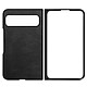 Avizar Coque pour Google Pixel Fold, Rigide en Simili Cuir Noir - Coque de protection rigide, spécialement conçue pour le Google Pixel Fold