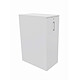 VINCO Caisson tower hauteur comptoir H.120cm x L.47 x P.80 blanc Caisson de bureau