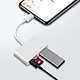 Avis Avizar Lecteur carte iPhone / iPad Lightning vers USB / TF / Micro-SD / Lightning Blanc