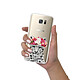 Evetane Coque Samsung Galaxy S7 360 intégrale transparente Motif Leopard Couronne Tendance pas cher