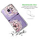 Avis LaCoqueFrançaise Coque Samsung Galaxy S9 anti-choc souple angles renforcés transparente Motif Rose Pivoine