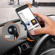 LinQ Support Voiture Smartphone Pare-soleil Emplacement Numéro Téléphone  Noir pas cher