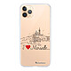 LaCoqueFrançaise Coque iPhone 11 Pro Max 360 intégrale transparente Motif J'aime Marseille Tendance Coque iPhone 11 Pro Max 360 intégrale transparente J'aime Marseille Tendance