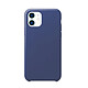 Evetane Coque iPhone 11 silicone liquide Bleu Foncé Coque iPhone 11 silicone liquide Bleu Foncé