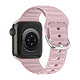 Avizar Bracelet pour Apple Watch 41mm et 40mm et 28mm Silicone Ajustable Fermoir Ardillon  Rose poudré Bracelet en silicone spécifiquement conçu pour Apple Watch Series 8 et 7 41mm / Series SE 2022, SE, 6, 5, et 4 40mm / Series 3, 2 et 1 38mm