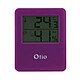 Avis Thermomètre hygromètre magnétique violet - écran LCD - Otio