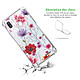 Avis Evetane Coque Samsung Galaxy A20e anti-choc souple angles renforcés transparente Motif Fleurs Multicolores