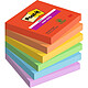 POST-IT Bloc-note adhésif Super Sticky Notes, 76 x 76 mm Notes repositionnable