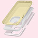 Avis Avizar Coque iPhone 14 Plus Paillette Amovible Silicone Semi-rigide Or