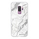 LaCoqueFrançaise Coque Samsung Galaxy S9 Plus 360 intégrale transparente Motif Marbre gris Tendance Coque Samsung Galaxy S9 Plus 360 intégrale transparente Marbre gris Tendance