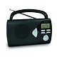 Mooov 477205 - Radio portable AM/FM avec fonction réveil - noir Radio portable AM/FM avec fonction réveil - noir