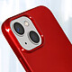 Mercury Coque pour iPhone 13 Mini Silicone Gel Flexible Effet Brillant  Rouge métallisé pas cher