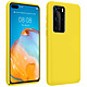 Avizar Coque Huawei P40 Pro Semi-rigide Mat Finition Soft Touch Compatible Qi Jaune - Coque de protection spécialement conçue pour Huawei P40 Pro