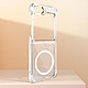 Avizar Coque MagSafe pour Samsung Galaxy Z Flip 6 Rigide Coins Antichoc Transparent pas cher