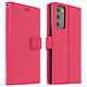 Avizar Housse Samsung Galaxy Note 20 Porte-carte Fonction Support Vidéo Dragonne Rose - Etui de protection, intégral, spécialement conçu pour Samsung Galaxy Note 20