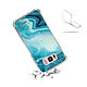 Acheter Evetane Coque Samsung Galaxy S8 Plus anti-choc souple angles renforcés transparente Motif Bleu Nacré Marbre