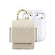 IDEAL OF SWEDEN Mini Sac pour AirPods 1 / 2 Modèle Flo Texturé Zébré avec Mousqueton Beige - Conçu pour s'adapter parfaitement les AirPods 1 / 2 tout en offrant une protection optimale